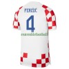Maillot de Supporter Croatie Perišić 4 Domicile Coupe du Monde 2022 Pour Homme